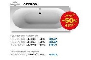 villeroy en boch oberon ligbaden