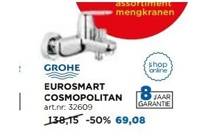 grohe eurosmart cosmopolitan mengkraan