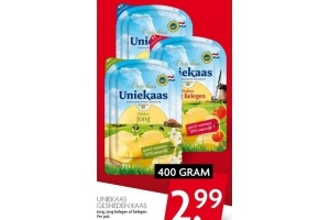 uniekaas gesneden kaas