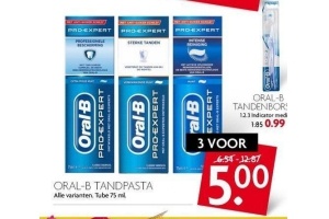 oral b tandpasta