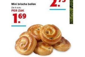 mini brioche bollen