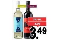 meat me chenin blanc of sea me shiraz tanna