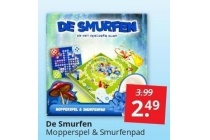 de smurfen mopperspel en smurfen