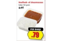 knoflook of shoarmasaus