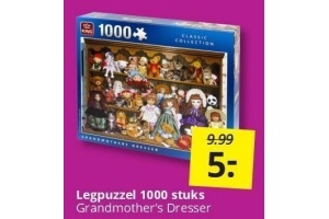 legpuzzel 1000 stuks grandmother s dresser