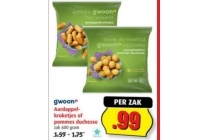 gwoon aardappelkorketjes of pommes du chesse