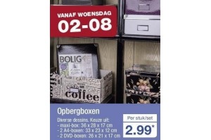 opbergboxen