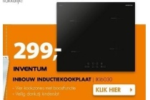 inventum inbouw inductiekookplaat