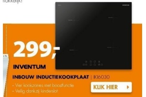 inventum inbouw inductiekookplaat