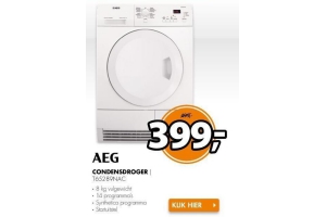 aeg condensdroger