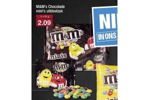 m en m s chocolade mini s uitdeelzak