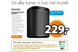 sonos draadloze smart speaker