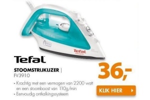 tefal stoomstrijkerijzer