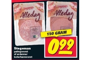 stegeman palingworst of ardenner boterhamworst