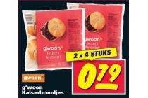 g woon kaiserbroodjes
