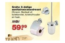 grohe 3 delige sanitairaccessoireset nu eur59 99