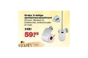 grohe 3 delige sanitairaccessoireset nu eur59 99