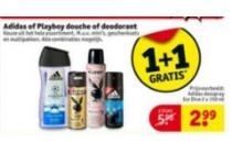 adidas of playboy douche of deodorant