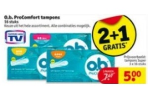 o b procomfort tampons