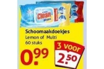 schoonmaakdoekjes