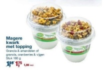 magere kwark met topping