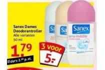 sanex dames deodorantroller