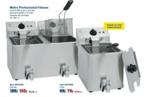 metro professional friteuse