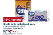 snelle jelle ontbijtkoek zero