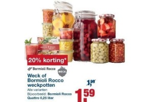 weck of bormioli rocco weckpotten