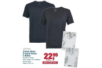calvin klein 2 pack heren t shirts