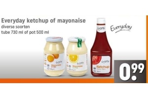 everyday ketchup of mayonaise