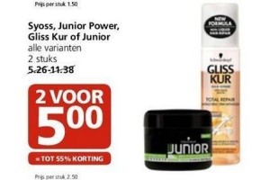 alle varianten syoss junior power gliss kur of junior