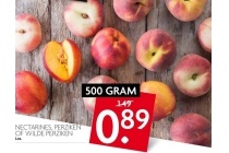 nectarines perziken of wilde perziken