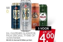 8 6 gulpener gladiator palm speciale tyskie of warsteiner