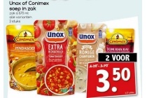 unox of conimex soep in zak