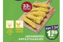 gepaneerde kipfilethaasje