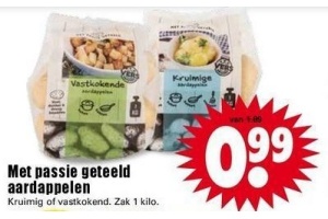 met passie geteeld aardappelen