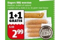 slagers bbq worsten