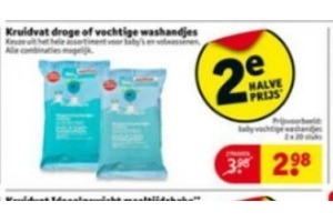 kruidvat droge of vochtige washandjes