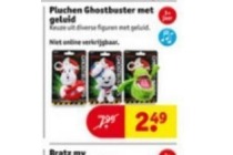 pluchen ghostbuster met geluid