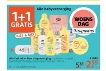 alle zwitsal en etos babyverzorging