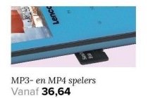 mp3 en mp4 spelers