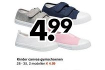 kinder canvas gymschoenen