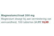 magnesiumcitraat 200 mg