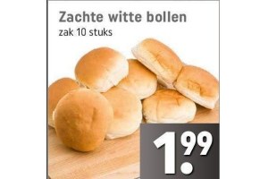 zachte witte bollen