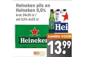 heineken pils en heineken 0 0