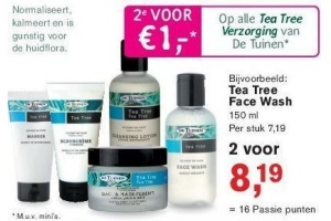 alle tea tree verzorging van de tuinen