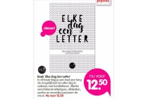 boek elke dag een letter