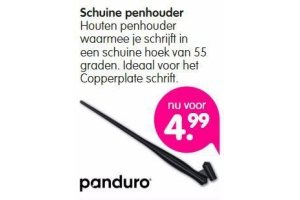 schuine penhouder