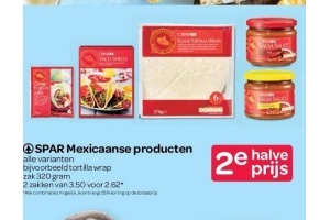 spar mexicaanse producten